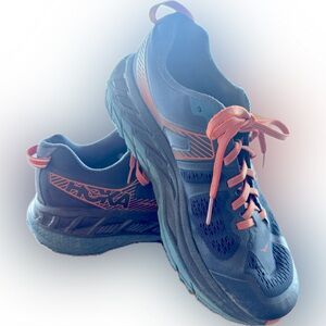 HOKA ONE ONE Stinson ATR 5 Mens Trail/Hiking Shoes Indigo/Sapphire Size 10.5